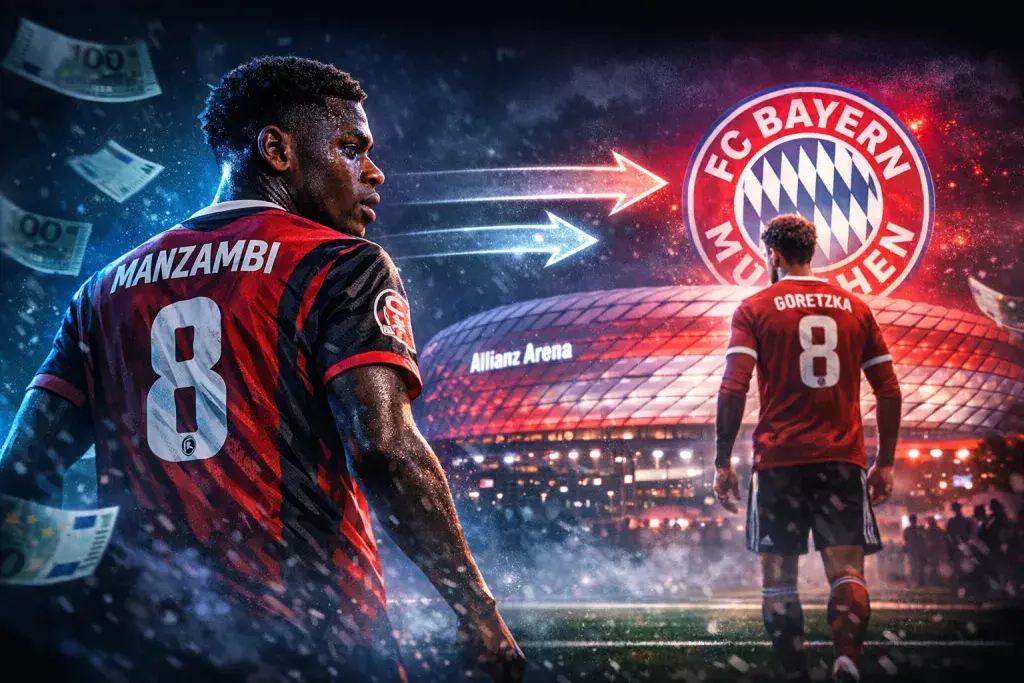 Johan Manzambi Emerges as Bayern Munich Target to Succeed Leon Goretzka